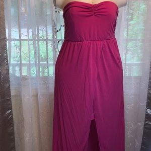 magenta sundress